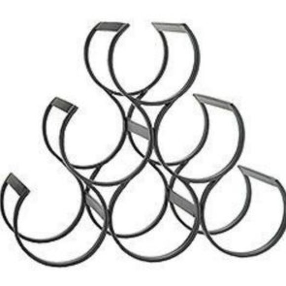 Pier 1 Dining Pier Black Metal Wine Rack Six Bottles Poshmark